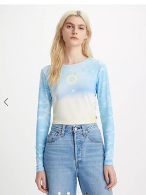 Levi's Long Sleeve Sun Graphic Top